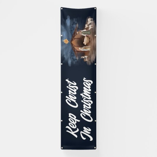 Banderoles Nativité Jésus Christ Noël Église chrétienne (Verticale)