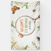 Banderoles Nature Insect Bugs Anniversaire (Vertical)