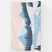 Banderoles Nature neigeuse (Vertical)