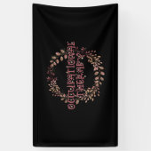 Banderoles Nature OTA Therapist OT Exercise Leaves Occupation (Vertical)