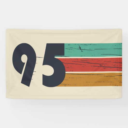 Banderoles Né en 1995 vintage 30e anniversaire cadeau (Horizontal)