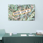 Banderoles Ne Jamais Abandonner (Salon professionnel)