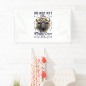Banderoles Ne Pas Animer Les Vaches Fluffantes Bison Yellowst (En situation)