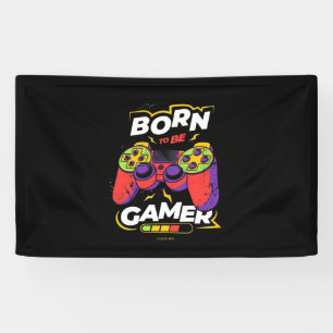 Banderoles Né Pour Être Gamer