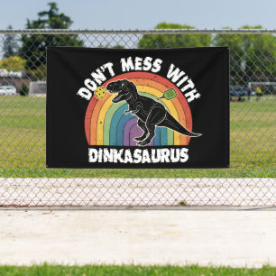 Banderoles Ne Touchez Pas Au Pickleball De Dinkasaurus