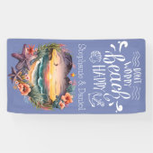 Banderoles Ne vous inquiétez pas Beach Happy Cruise Door (Horizontal)