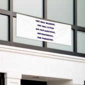 Banderoles Néanmoins, elle a persisté (Bâtiment extérieur)