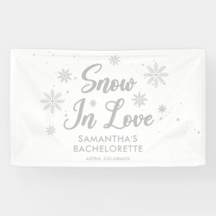Banderoles Neige amoureuse Hiver Bachelorette