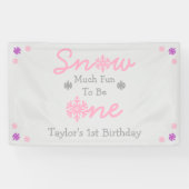 Banderoles Neige Beaucoup De Plaisir D'Être Un (Horizontal)