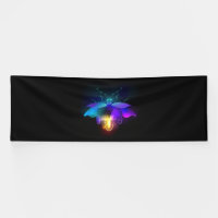 Neon Firefly sur noir