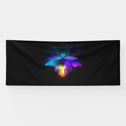Banderoles Neon Firefly sur noir (Horizontal)