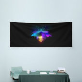 Banderoles Neon Firefly sur noir (Salon professionnel)