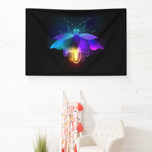Banderoles Neon Firefly sur noir (Insitu)