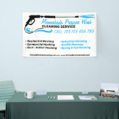 Banderoles Nettoyeur de lavage à pression moderne Nettoyant à (Salon professionnel)