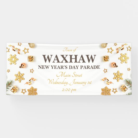 Banderoles New Year's Day Parade Banner (Horizontal)