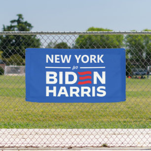 Banderoles New York pour Biden Harris