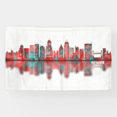 Banderoles Newark New Jersey Skyline (Horizontal)