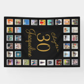 Banderoles N'importe quel âge Photo anniversaire (Horizontal)