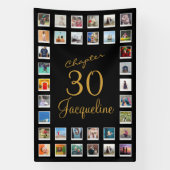 Banderoles N'importe quel âge Photo anniversaire (Verticale)