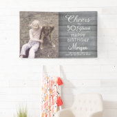 Banderoles N'IMPORTE QUEL Anniversaire Salutation Rustique Bo (En situation)