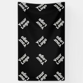Banderoles N'importe quel logo ou image téléchargée | Motif d (Vertical)
