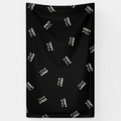 Banderoles N'importe quel logo ou image téléchargée | Motif d (Vertical)