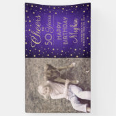 Banderoles N'IMPORTE QUELLE Oeuvre D'Anniversaire Brossée Pur (Vertical)