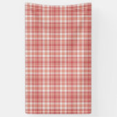 Banderoles No. 64 de rouge, orange et de blanc de plaid de (Vertical)