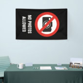 Banderoles No Photos Allowed (Salon professionnel)
