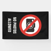Banderoles No Photos Allowed (Horizontal)