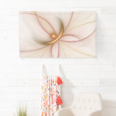 Banderoles Noble Cuivre Et Or Abstrait Art Fractal Moderne (En situation)