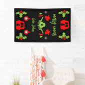 Banderoles Nocturnes du canal de Noël (En situation)