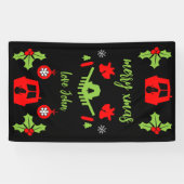 Banderoles Nocturnes du canal de Noël (Horizontal)