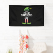 Banderoles Noël anniversaire de boisson de bière (En situation)