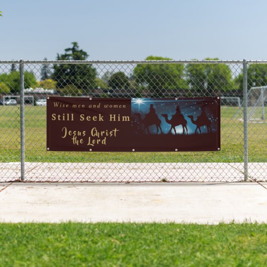 Banderoles Noël Bannr-Wise Hommes et Femmes Sill Cherche Lui (En situation)