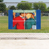 Banderoles Noël de baiser (En situation)