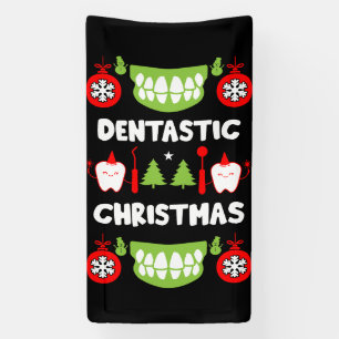 Banderoles Noël du docteur dentaire