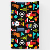 Banderoles Noël Pixel (Vertical)