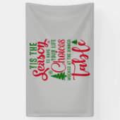 Banderoles Noël saison de design de choix (Vertical)