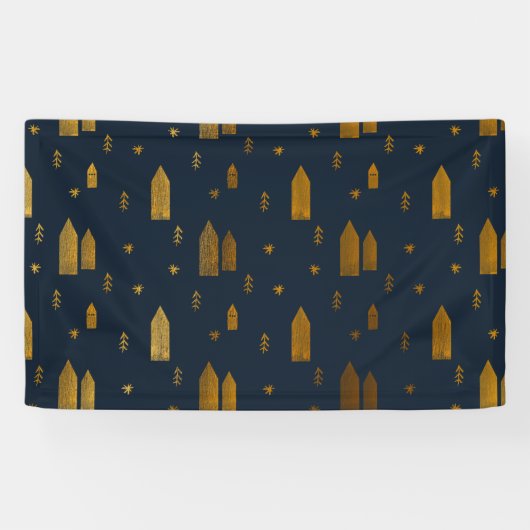 Banderoles Noël scandinave élégant (Horizontal)