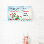 Banderoles Noël Vacances Garçon ours Baby shower d'attente pr (Insitu)