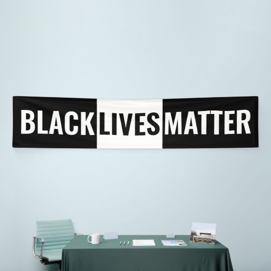 Banderoles Noir et blanc Gras Noir Vie Matière (Salon professionnel)