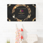 Banderoles Noir et Or 50e Anniversaire ClassicInvit (En situation)