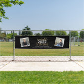 Banderoles Noir + or script moderne multi photo graduation (Insitu)