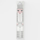 Banderoles Noisette de Noël gris (Vertical)