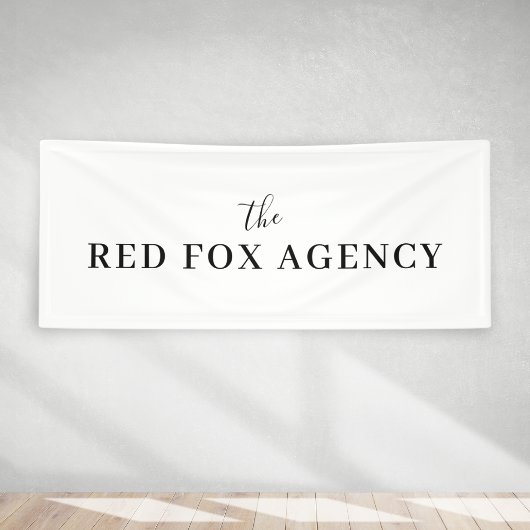 Banderoles Nom commercial Entreprise Marquée 2,5' x 6'