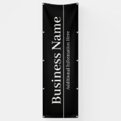 Banderoles Nom commercial ou autre texte modifiable (Vertical)