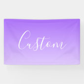 Banderoles Nom du script curatif et Ombre violet clair modifi (Horizontal)