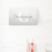 Banderoles Nom en écriture cursive ou autre texte avec monogr (Insitu)