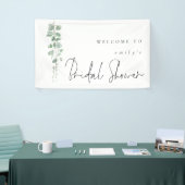 Banderoles Nom Eucalyptus Bienvenue à la Fête des mariées (Salon professionnel)